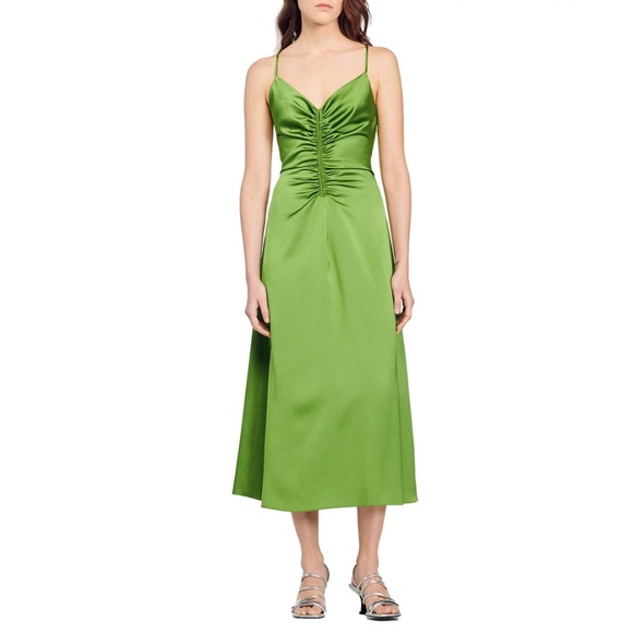 Zola Satin Dress - Picture 1 of 4